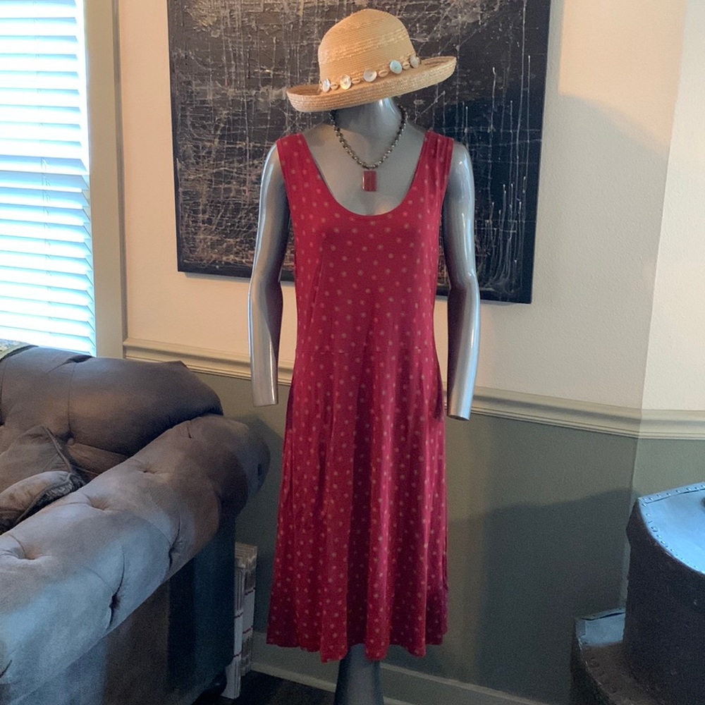 Gudrun Sjoden Printed Tencel Modal Tank Dress